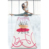 Vitalna i živahna prostirka za jogu Keep Calm Do Yoga, 60x200cm, šarena