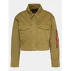 Alpha Industries Prehodna jakna Deck 136017 Zelena Oversize