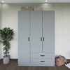 Hanah Home Garderober Yaman Luna 1600-037, 120x181x45 cm, Sivi