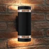 Fasadna zidna lampa crna stil 2
