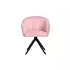 STOLICA SA RUKOHVATIMA pink metal, tekstil