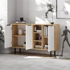 Hanah Home Konzola Viyana, 120x75x29,6 cm, Bela-hrast