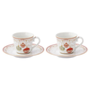 Set of 2 cups and saucers, porcelain, 80ml, Christmas Eve - ??Nuova