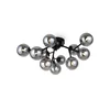 Maytoni MOD545CL-12B - Stropno svetlo DALLAS 12xG9/28W/230V crno/dimljeno