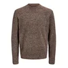 JACK & JONES Pulover JJENIEL pikčasto rjava