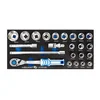 Hogert organizator eva set alata sa čegrtaljkom 1/2 23 kom ( HT7G128 )