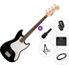 Fender Squier Sonic Bronco Bass LRL SET 2 Black Električna bas kitara