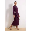 Trendyol Modest Ženska haljina Tctss26Eb00058, Ljubičasta
