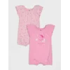 Sinsay - Pamučne zeke sa ukrasnim volanima 2 pack - pastelno roze