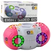 slomart LEAN TOYS Logična uganka UFO - vrtljiva kapsula, roza
