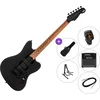 PSD Guitars JM-100M SET Matte Black Električna kitara