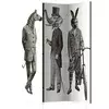 artgeist Paravan Elegant Zoo, 3-Delni, Enostranski