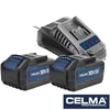shumee Celma Professional OBS 2x 4,0 Ah 18V baterijski paket + polnilnik OBS-LD1