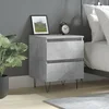 vidaXL Nočna omarica betonsko siva 40x35x50 cm inženirski les