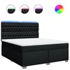 vidaXL vidaXL Box spring postelja z vzmetnico črna 180x200 cm blago, (21321593)