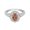 Diamant Exquis Prstan Ring aus 375 Weißgold mit Diamant srebrna