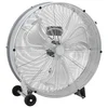 Vidaxl Bobnasti ventilator s kolesom srebrna 79 x 37 x 82 cm Aluminij