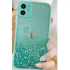 HUAWEI MCTK6-HUAWEI P30 Furtrola 3D Sparkling star silicone Turqois