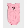 Sinsay - Pamučni bodi sa printom Minnie Mouse - roze