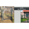 VRATA VRTNA BUILDER FENCE 100X175 CM STANDARD - ANTRACIT