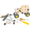 Small foot by Legler Leseni konstrukcijski set z orodjem – Mini gradbeni komplet