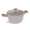 Berlinger Haus Šerpa sa poklopcem Taupe Nordic Collection BH-8339, 24cm, Smeđa