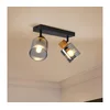 Brilagi - Reflektorsko svetlo HYGGE 2xE14/15W/230V crna/dimljeno staklo