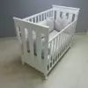 Krevetac za bebe Holly beli - dečiji krevetac od drveta