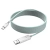 Polnilni kabel GameSir AC10 USB-A na USB-C - siv, 3 m