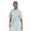 Adidas Ženska majica W Bl Sj Bf T KC5236, Okrugli izrez, Svetloplava