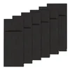 Set of 6 cutlery envelopes, Rahmen, 24 x 9 cm, plastic, Anthracite -