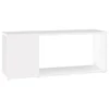 Vidaxl TV omarica bela 80x24x32 cm inženirski les
