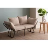 Atelier del Sofa Viper 2 razvlačivi dvosjed, 150x78x60cm, krem