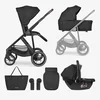 Kikkaboo kolica chiara 3in1 set sa I-size autosedištem I tvrdom korpom black ( kkb11260 )