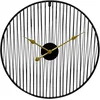 Dizajnerska stenska ura Decore 2 Black 60cm