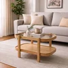 Hanah Home klub sto Togg 70, 70 cm, hrast
