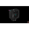 DeepCool AK500S DIGITAL, CPU cooler with status display and ARGB LED strips, noise up to 28db, 1x120mm fan