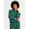 Sinsay - Basic hoodie - tamno zelena