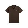 Polo Ralph Lauren Majica temno rjava / svetlo rumena