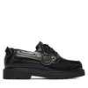 Nizki čevlji Tommy Jeans Archive 01 Boat Shoe Lthr EM0EM01705 Črna