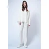 Trend Alacati Stili Ženski komplet duks i pantalone Alc-X13270, Bela
