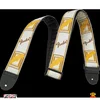 Fender 2” Monogrammed Strap White/Brown/Yellow pas kitaro