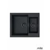 Milo Granitna sudopera Retto, o90, 61x50cm, Lava stone