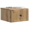 Stenski nočni omarici 2 kos Artisan hrast 33 x 34,5 x 20 cm