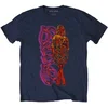 Billie Eilish Majica Neon Logo & Billie Unisex Navy Blue M