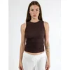 Busem Bluza Blusen rjava