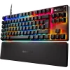 SteelSeries Apex Pro TKL Gen 3 žična igralna tipkovnica črne barve z magnetnimi stikali in UK postavitvijo QWERTY