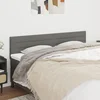 Vidaxl vidaXL Vzglavja za posteljo, 2 kosa, temno siva, 80x5x78/88 cm, blago