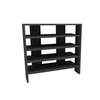 Hanah Home Sargel Anthracite Cipelarnik, Crna