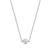 Brosway Srebrna ogrlica z umetnim biserom Infinite White Fancy FIW135